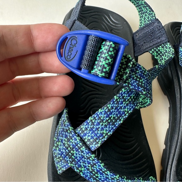 Chaco Blue Green Zvolv Adjustable Hiking Sandals - Picture 5 of 10
